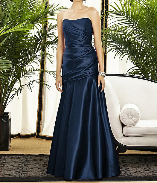 matte satin dress