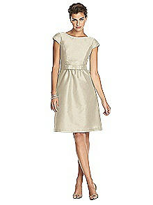 Alfred Sung Cap Sleeve Cocktail Dress D568