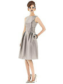Alfred Sung Open Back Cocktail Dress D660