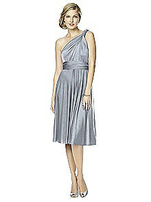 Shimmer Jersey Short Twist Dress