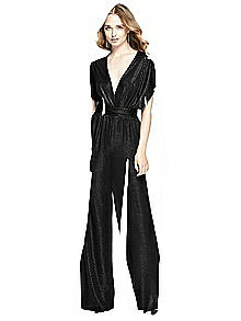 Soho Metallic Twist Jumpsuit