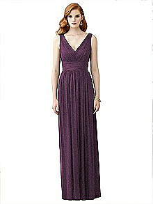 Dessy Shimmer Bridesmaid Dress 2955LS