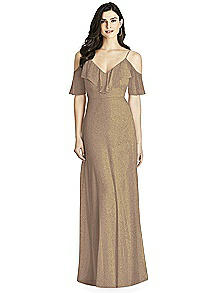 Dessy Shimmer Bridesmaid Dress 3020LS
