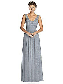 Dessy Shimmer Bridesmaid Dress 3026LS