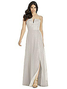 Dessy Shimmer Bridesmaid Dress 3041LS