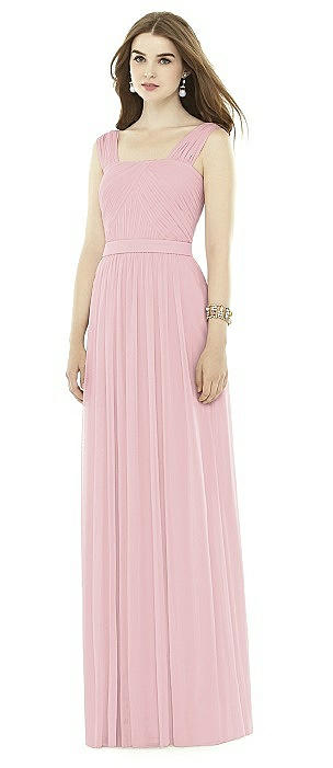 Pink Knit Bridesmaid Dresses