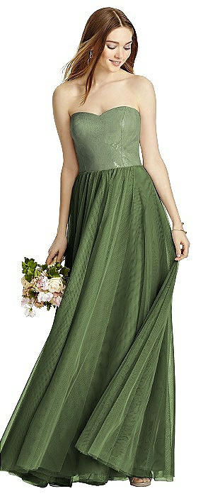 clover bridesmaid dresses Clover Bridesmaid Halter A-Line Sleeveless Floor Length Chiffon Bridesmaid Dresses with Slit main image 0