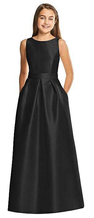 Black Junior Bridesmaid Dresses