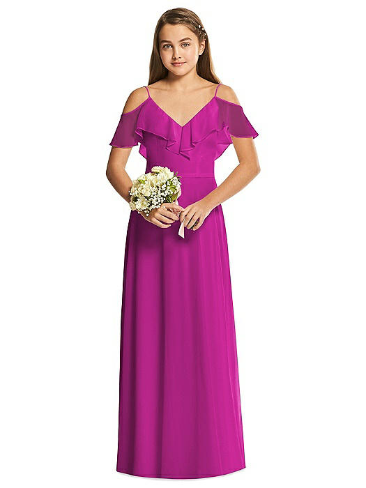 Magenta Junior Bridesmaid Dresses