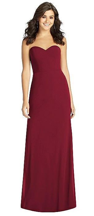 Red and White Bridesmaid Dresses