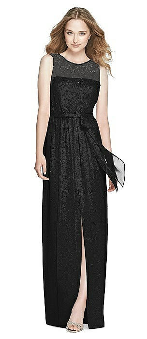 Black and Silver Prom Bridesmaid Dresses