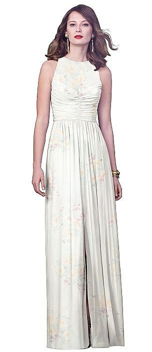 Printed Floor Length Bridesmaid Dresses