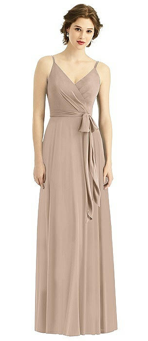 Brown Floor Length Bridesmaid Dresses