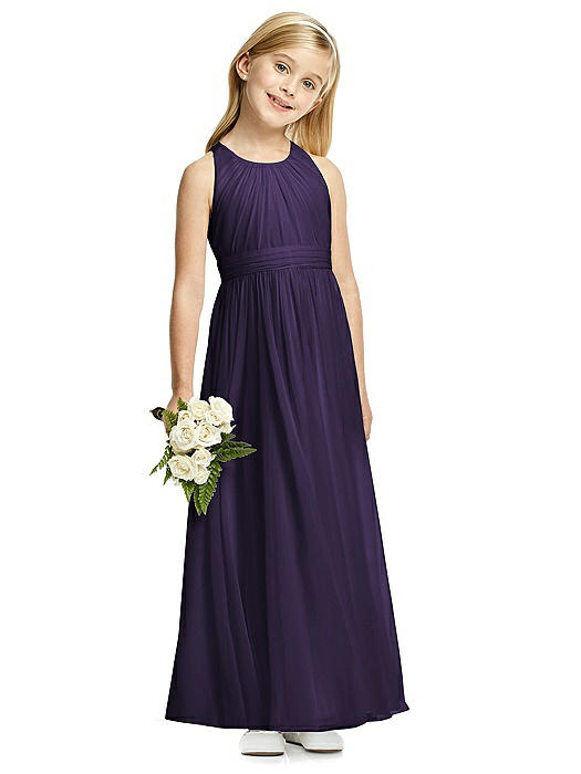 Concord Purple Flower Girl Dress