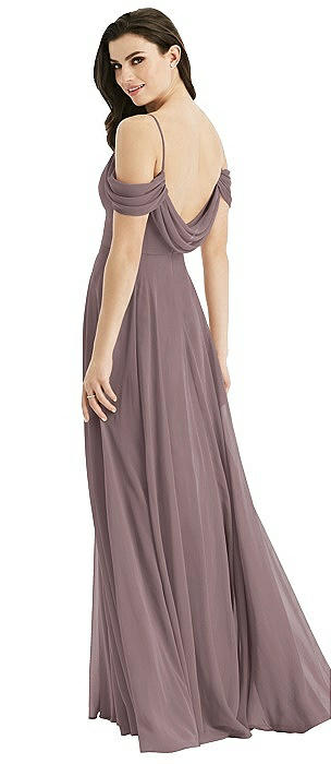 Brown Floor Length Bridesmaid Dresses