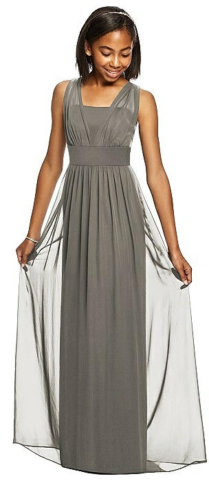 Brown Junior Bridesmaid Dress