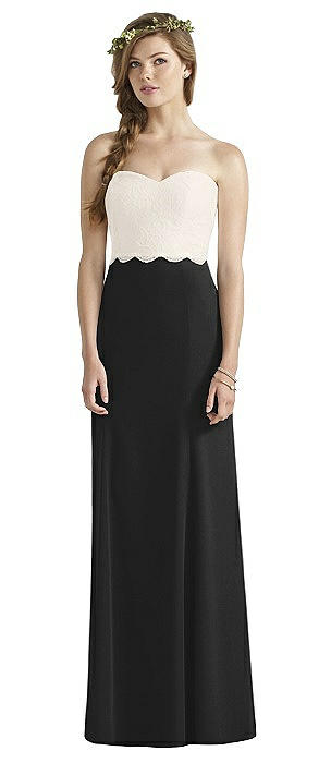 Black Empire Waist Wedding Dress