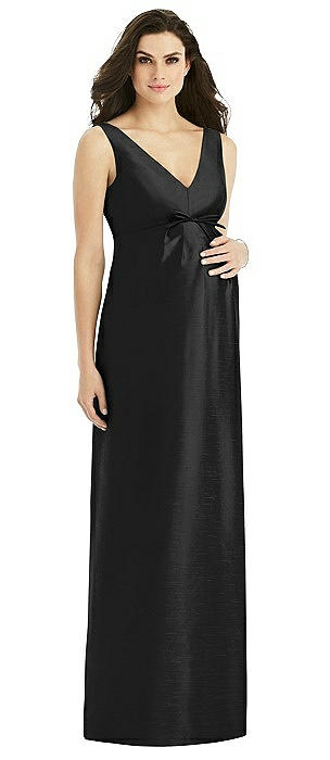Black Empire Waist Wedding Dress