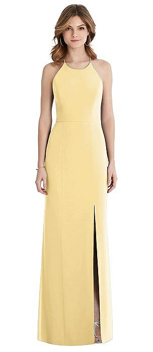 Spaghetti Strap Yellow Dress