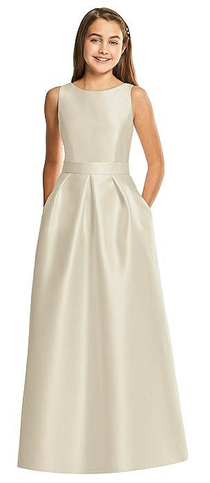 Brown Junior Bridesmaid Dress