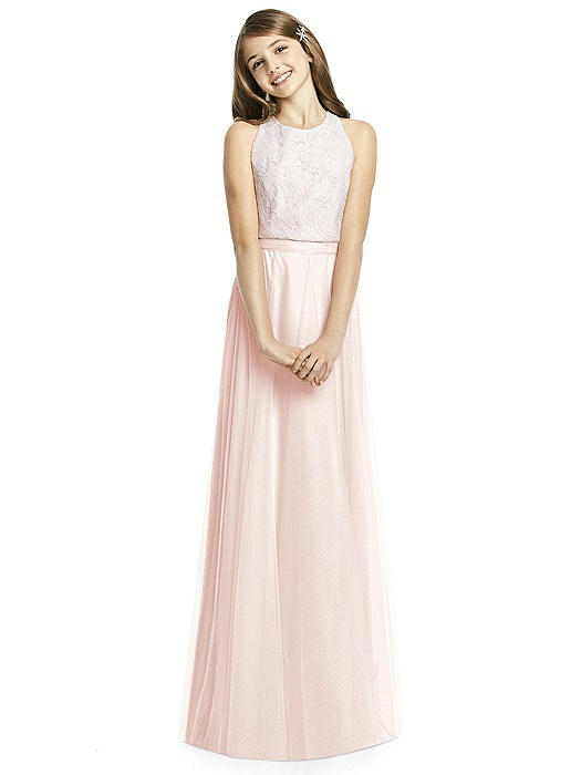 Champagne Chiffon Junior Bridesmaid Dresses