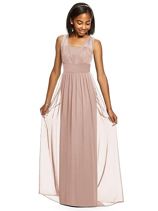 Taupe or Champagne Bridesmaid Dresses Junior