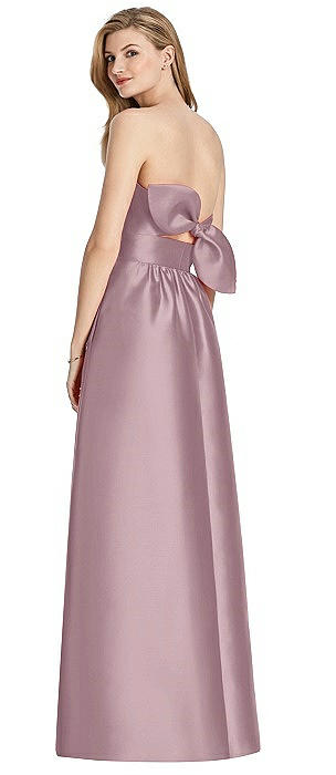 Chocolate Brown Lace Bridesmaid Dress