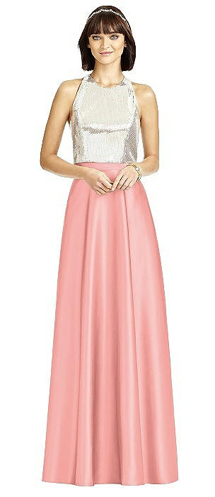 Cicinia Spaghetti Straps Sweetheart Apricot Bridesmaid Dresses with Ruffles Side main image 1